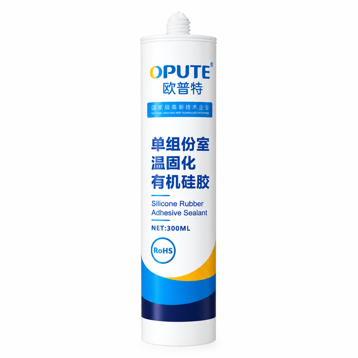 OPUTE 6239-5A White RTV Silicone Adhesive Sealant Paste 300ml/2600ml for PCB Component Bonding, Circuit Board Fixing and Electronics Assembly