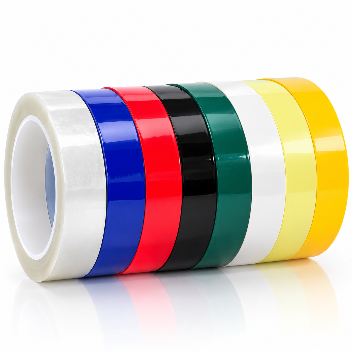 OPUTE colored Mylar polyester electrical insulation tape rolls for transformer windings, motors and coils