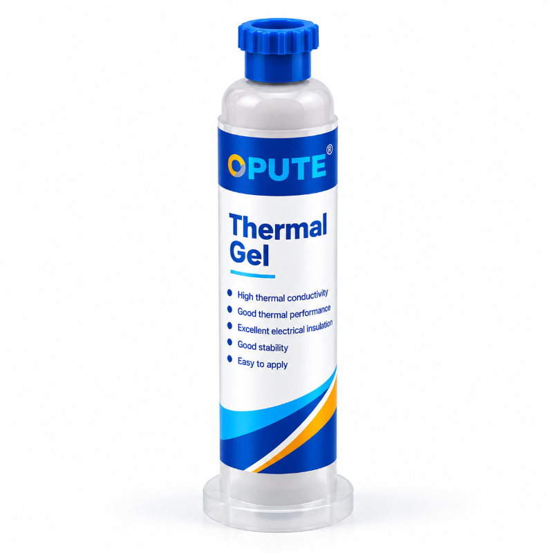OPUTE 1 W/mK thermal gel in dispensing cartridge for electronic thermal gap filling
