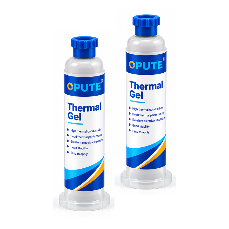 OPUTE 4 W/mK thermal gel product packaging for electronic gap filling