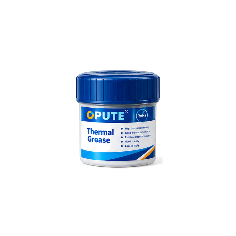 OPUTE silicone thermal grease with 3.5 W/mK thermal conductivity for LED cooling