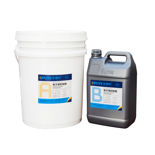 OPUTE 315 Black Sealant Potting Compound, Glossy/Matte, Viscosity 2500–3500 mPa·s for Outdoor LED Display Waterproofing
